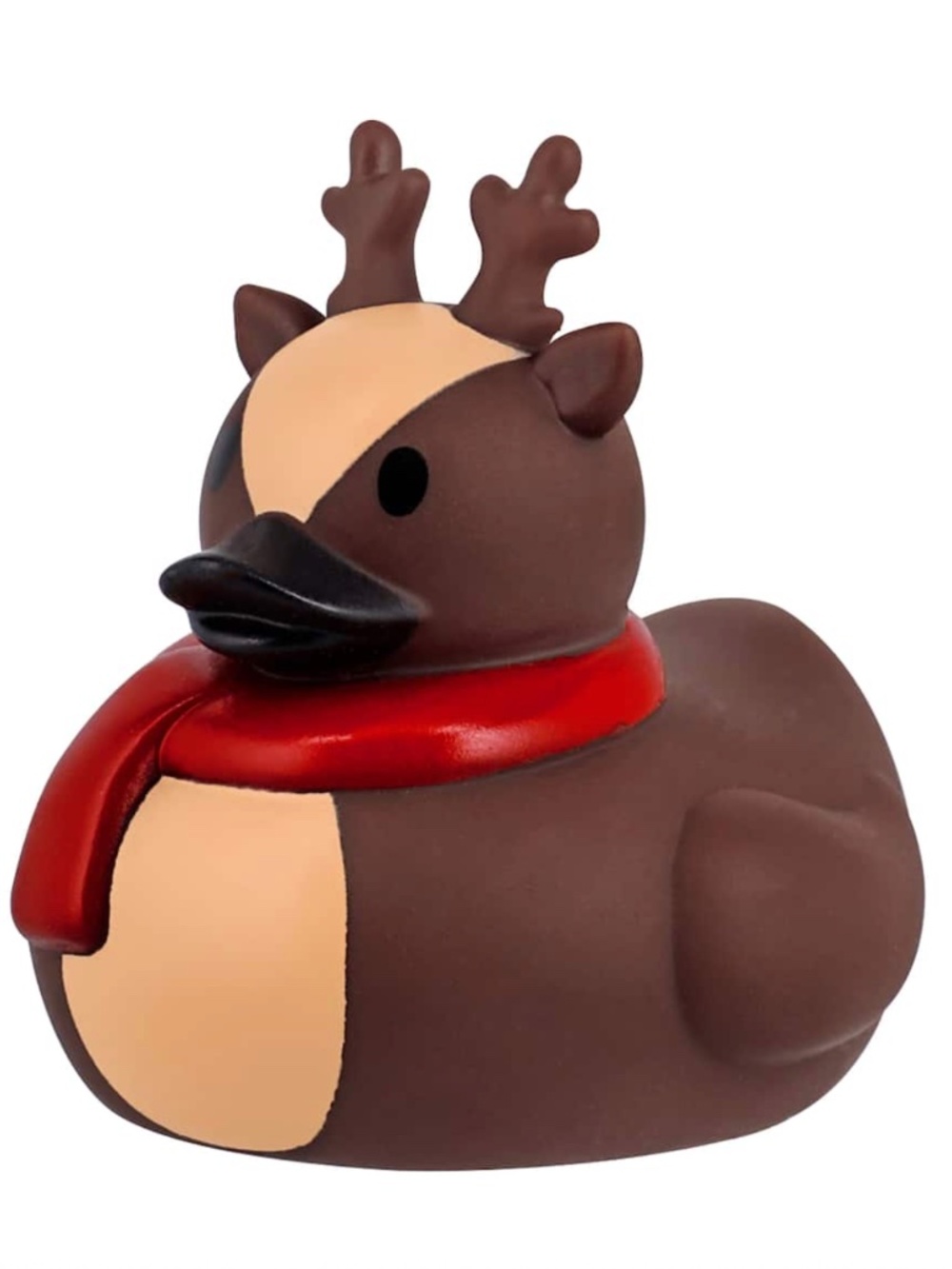 Brown Reindeer Rubber Duck Medium 3-3.75" Fun Decorative Holiday Party NEW